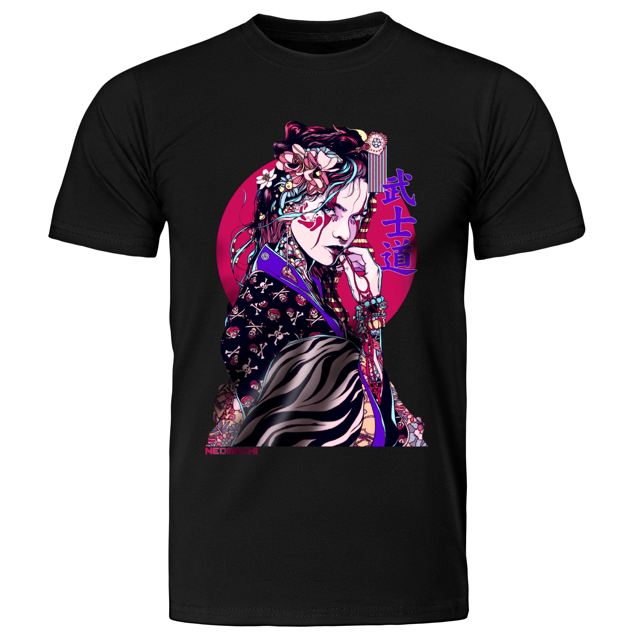 YAKUZAGĀRU: T - SHIRT - NEOMACHI - Cyberpunk - Techwear - Gaming