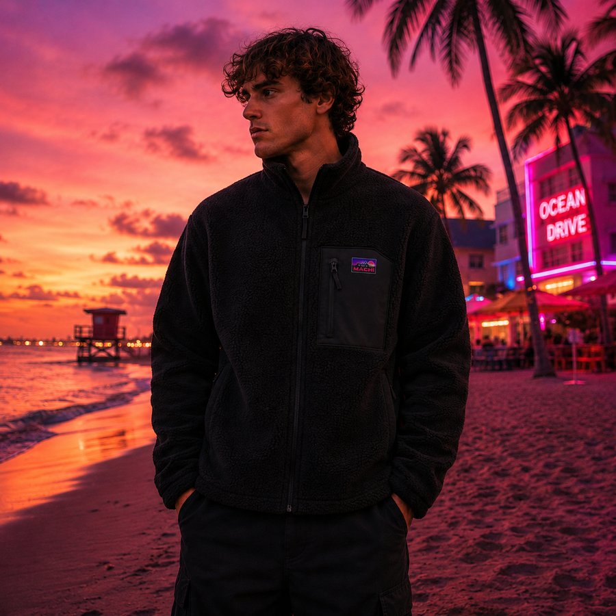 When the Sun goes down, the Sherpa Jacket comes out