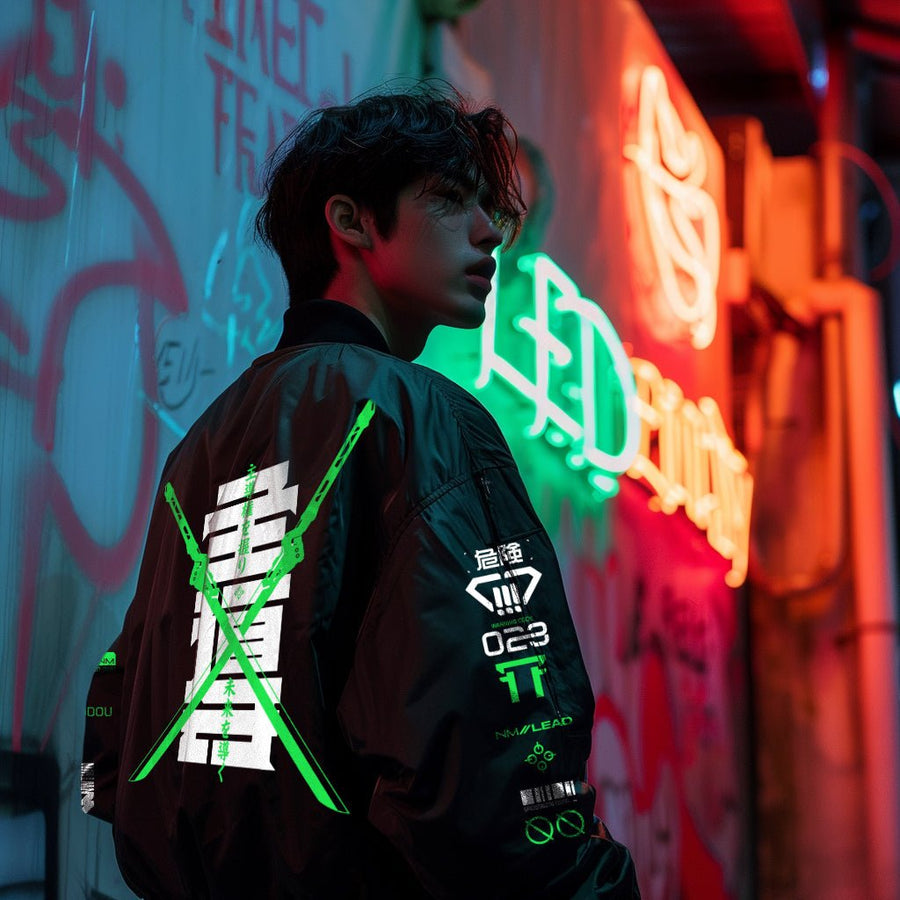 Look Smashing: The Cyberpunk Bomber Bruce Banner Would Wear 🟢 - NEOMACHI