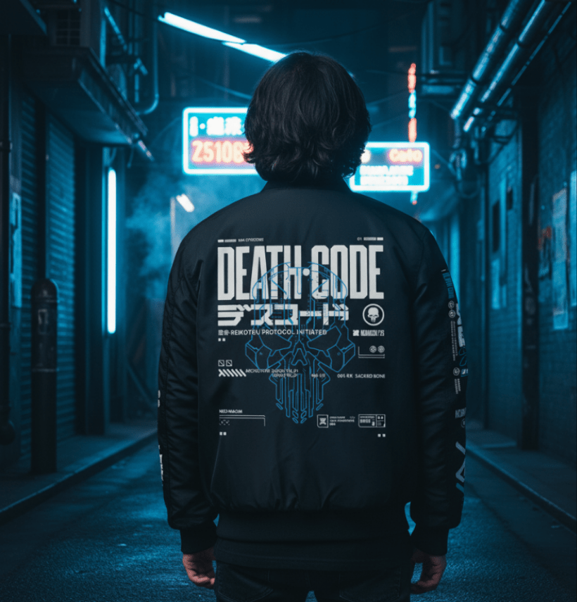 NeoMachi /25 “DEATH CODE” Bomber - NEOMACHI
