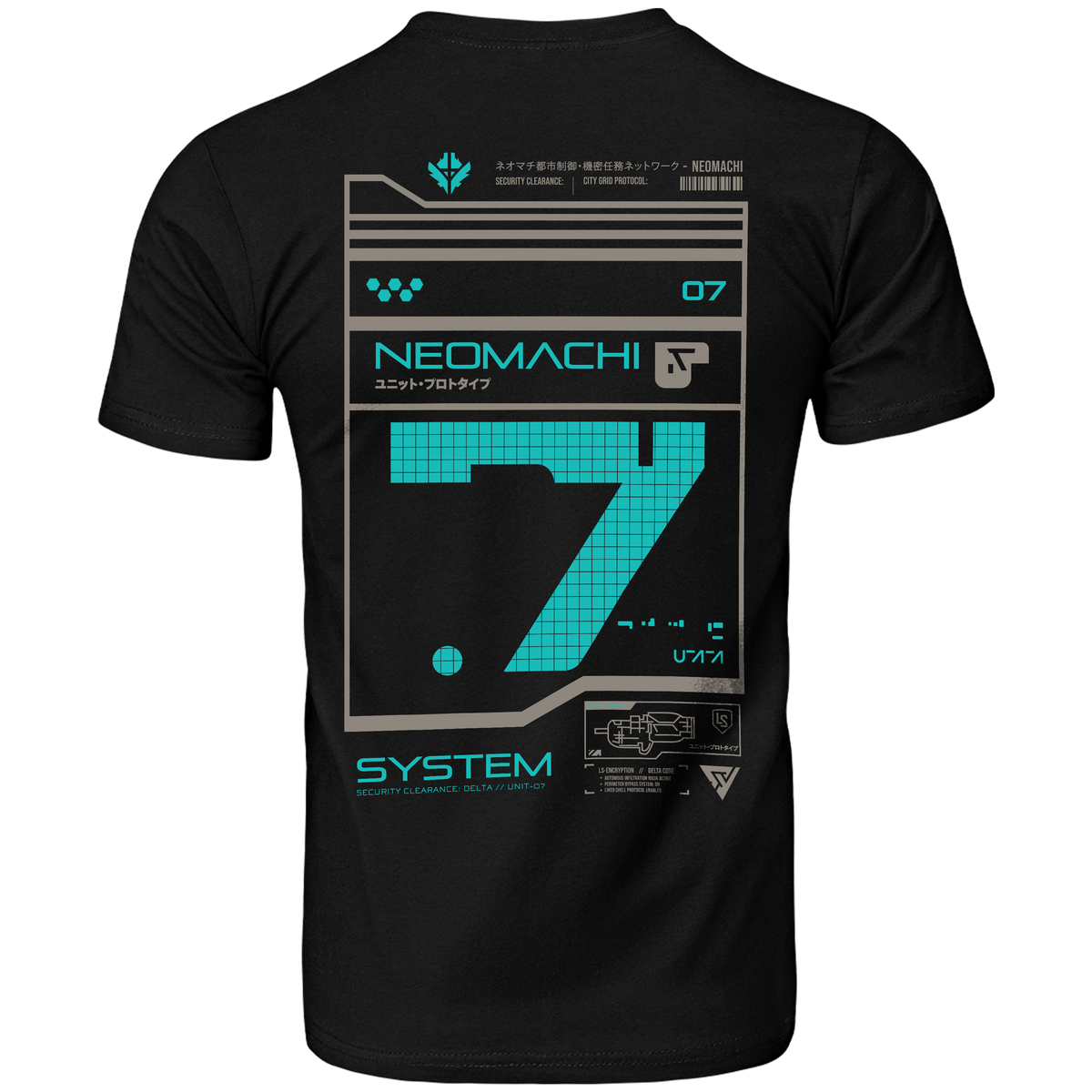 SYSTEM 7 BLUE: T-SHIRT