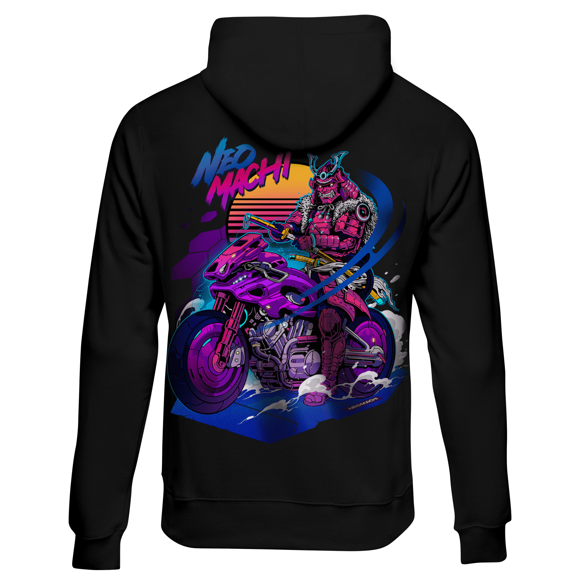 BAIKU: HOODIE - NEOMACHI - Cyberpunk - Techwear - Gaming