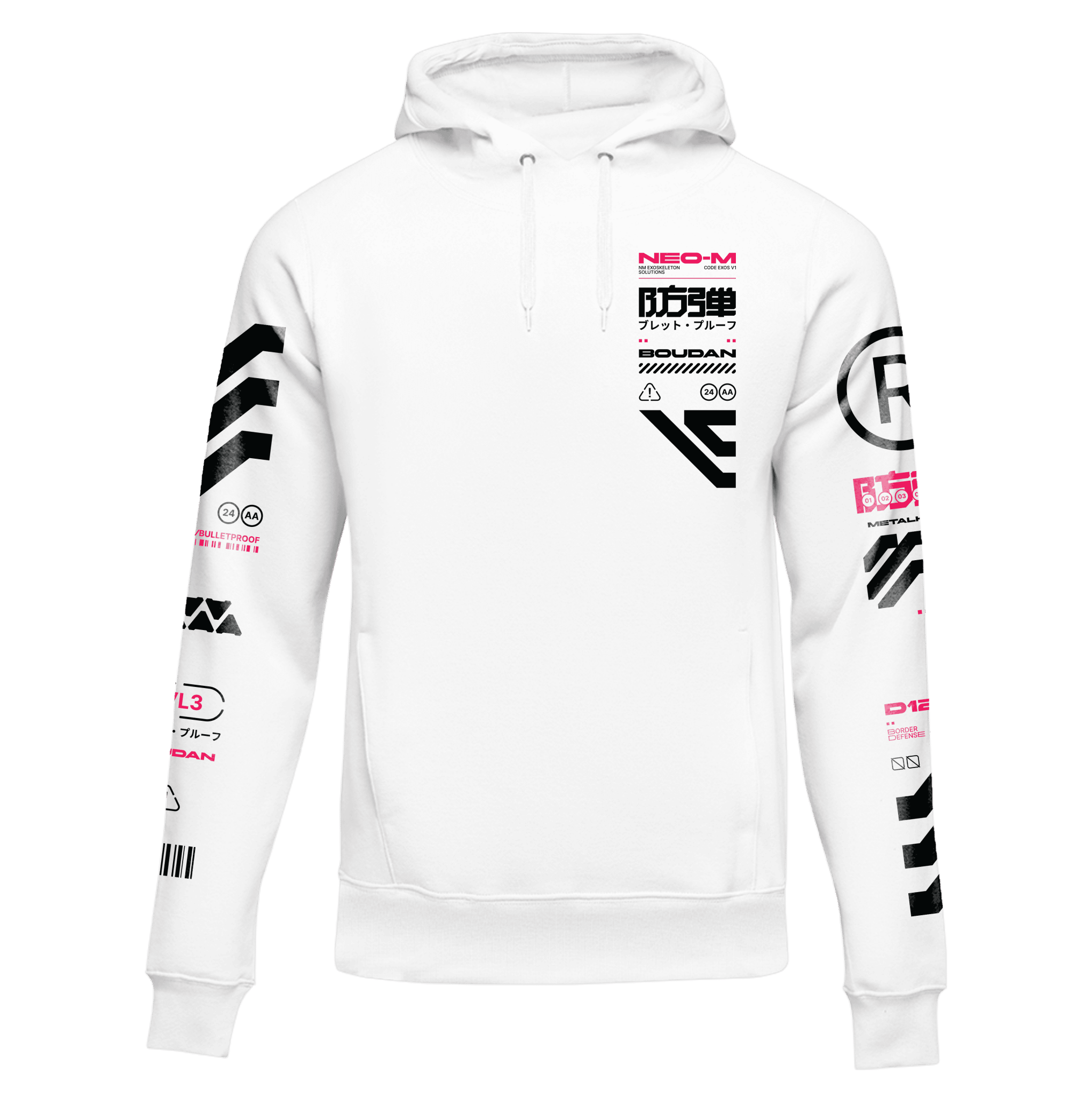 BLLTPRF: HOODIE - NEOMACHI - Cyberpunk - Techwear - Gaming