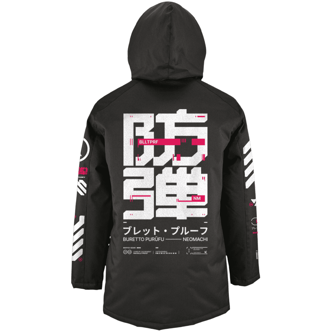 BLLTPRF: PARKA - NEOMACHI - Cyberpunk - Techwear - Gaming