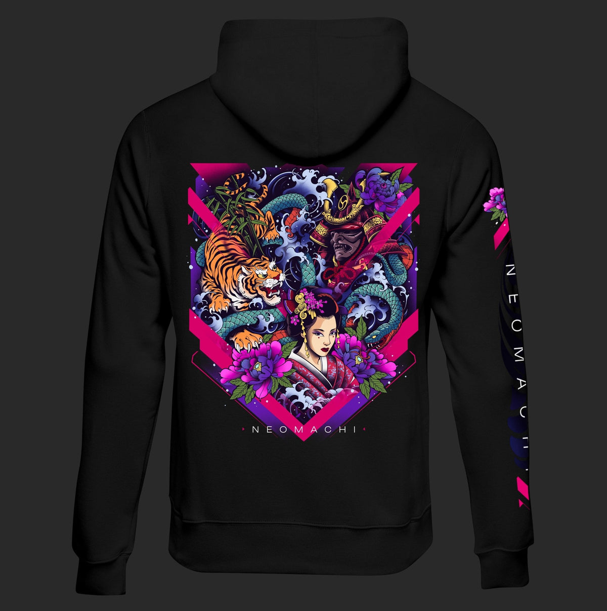 BUNSHIN: HOODIE - NEOMACHI - Cyberpunk - Techwear - Gaming