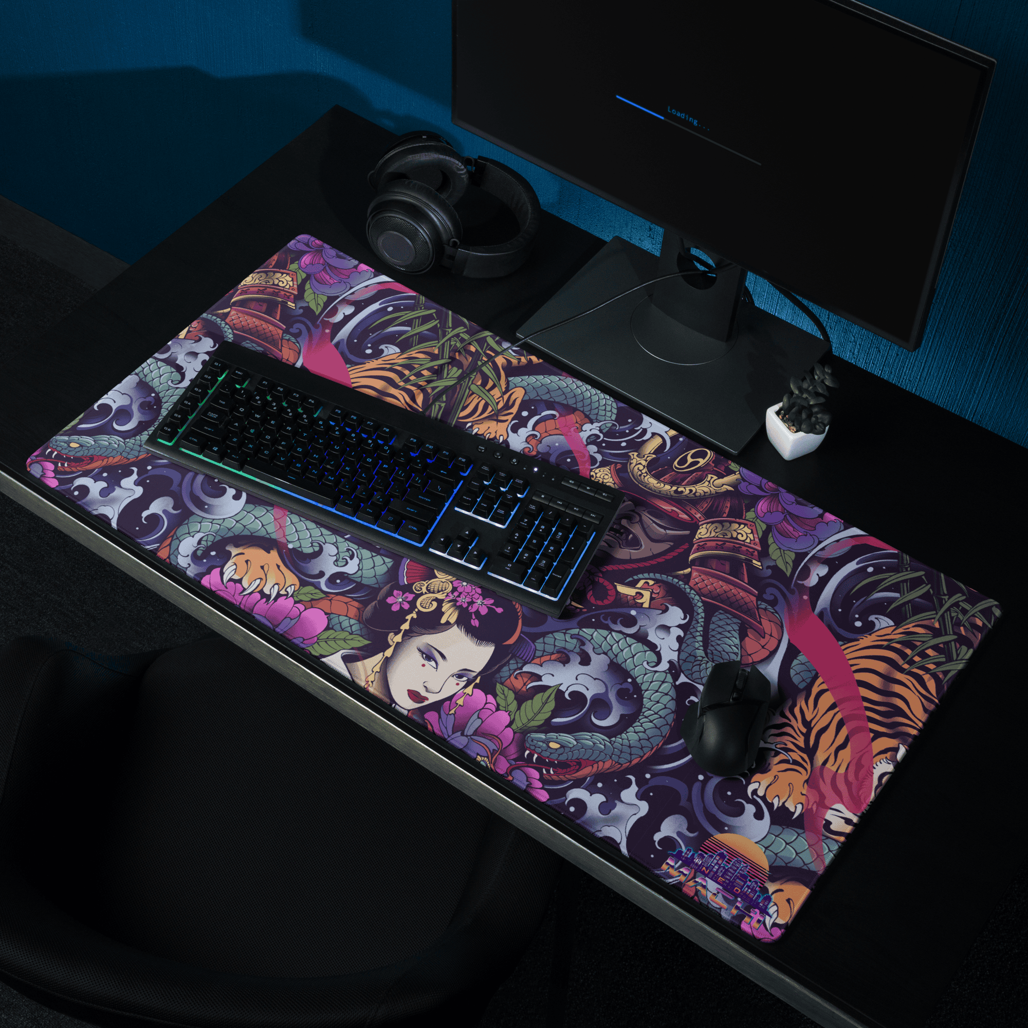 BUNSHIN: MOUSE PAD - NEOMACHI - Cyberpunk - Techwear - Gaming