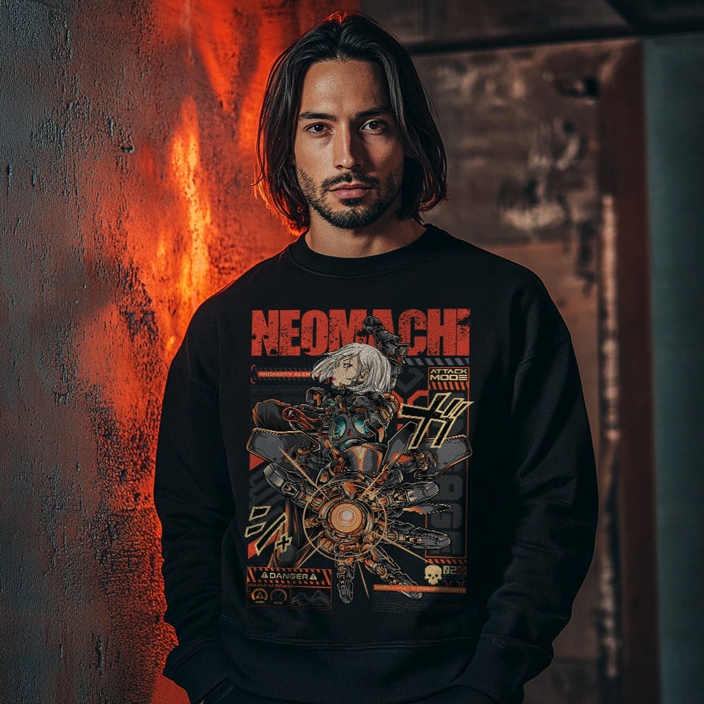CYBORG: SWEATER - NEOMACHI - Cyberpunk - Techwear - Gaming