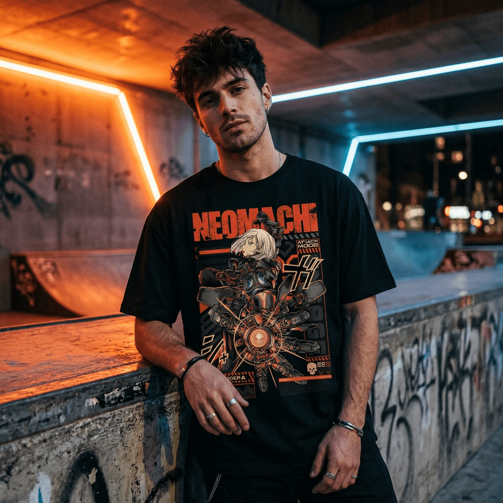 CYBORG: T - SHIRT - NEOMACHI - Cyberpunk - Techwear - Gaming
