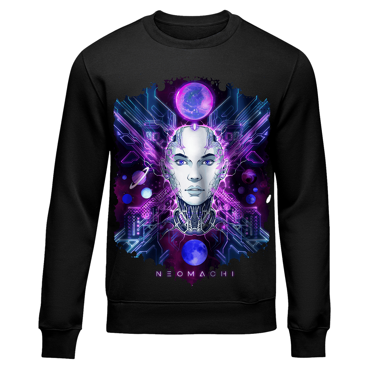DARKNETRA: SWEATER - NEOMACHI - Cyberpunk - Techwear - Gaming