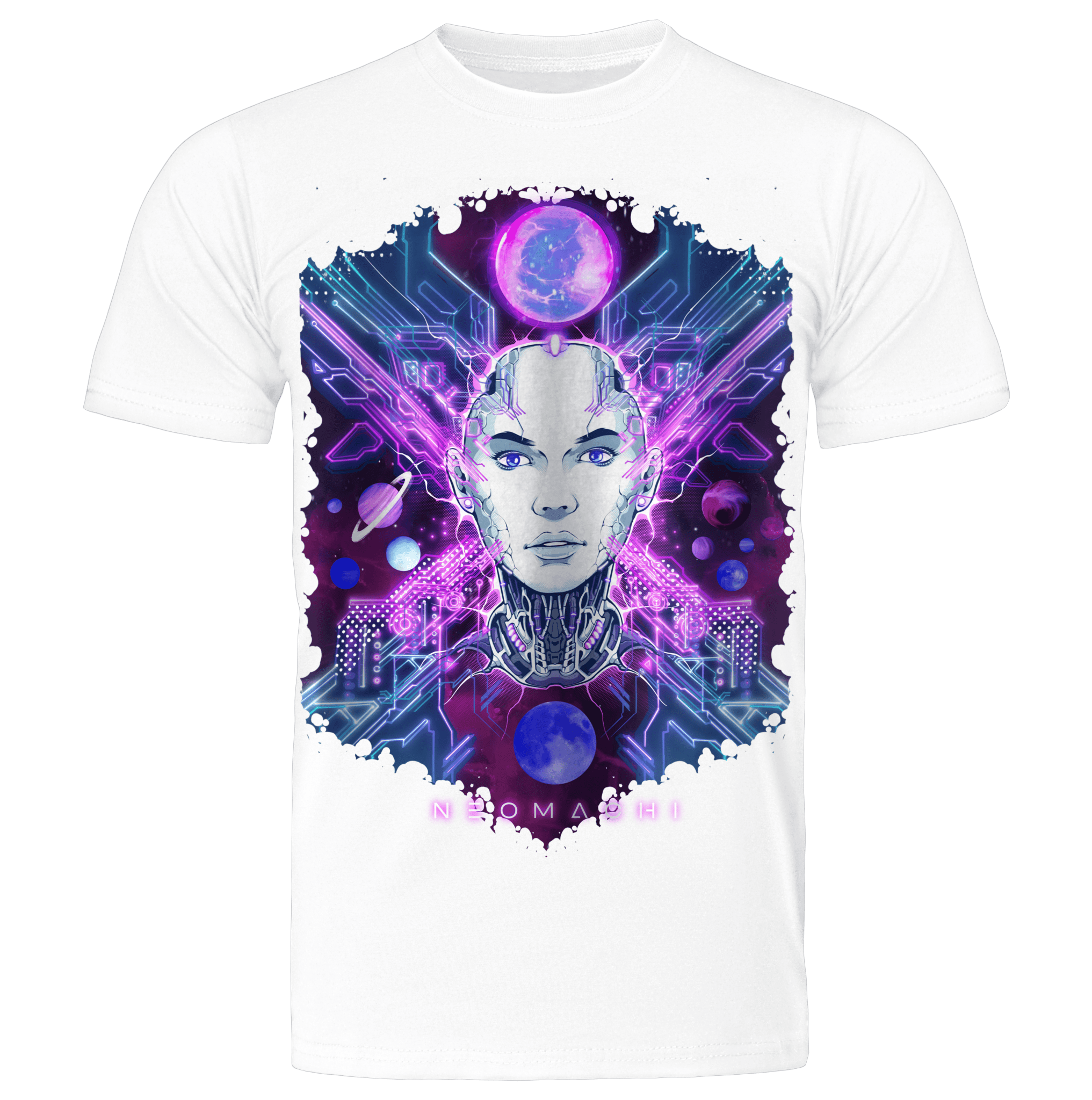 DARKNETRA: T - SHIRT - NEOMACHI - Cyberpunk - Techwear - Gaming