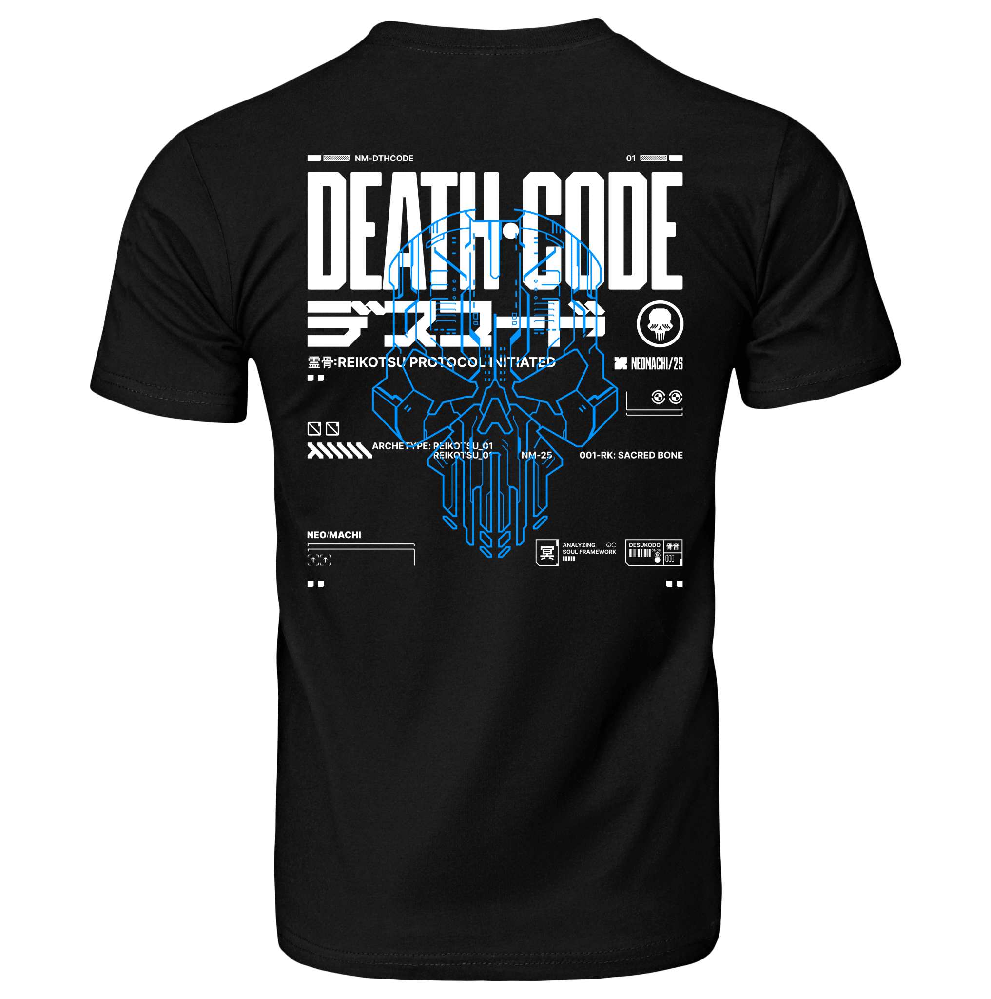 DESUKODO: T - SHIRT - NEOMACHI - Cyberpunk - Techwear - Gaming
