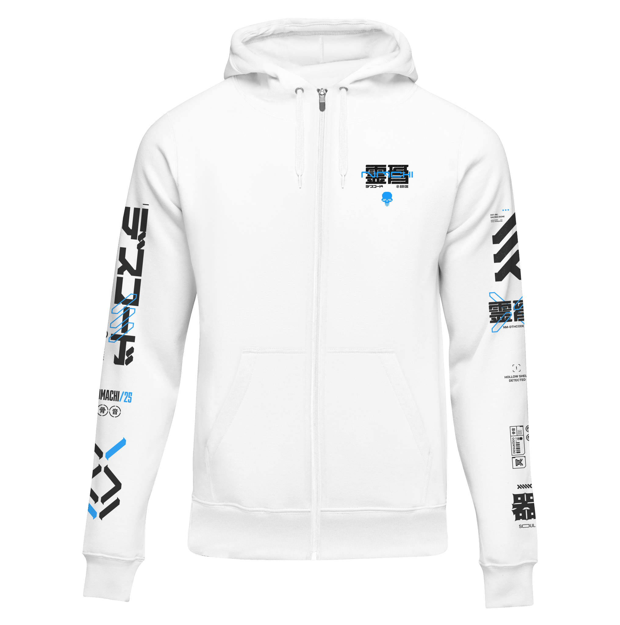 DESUKODO: ZIP HOODIE - NEOMACHI - Cyberpunk - Techwear - Gaming