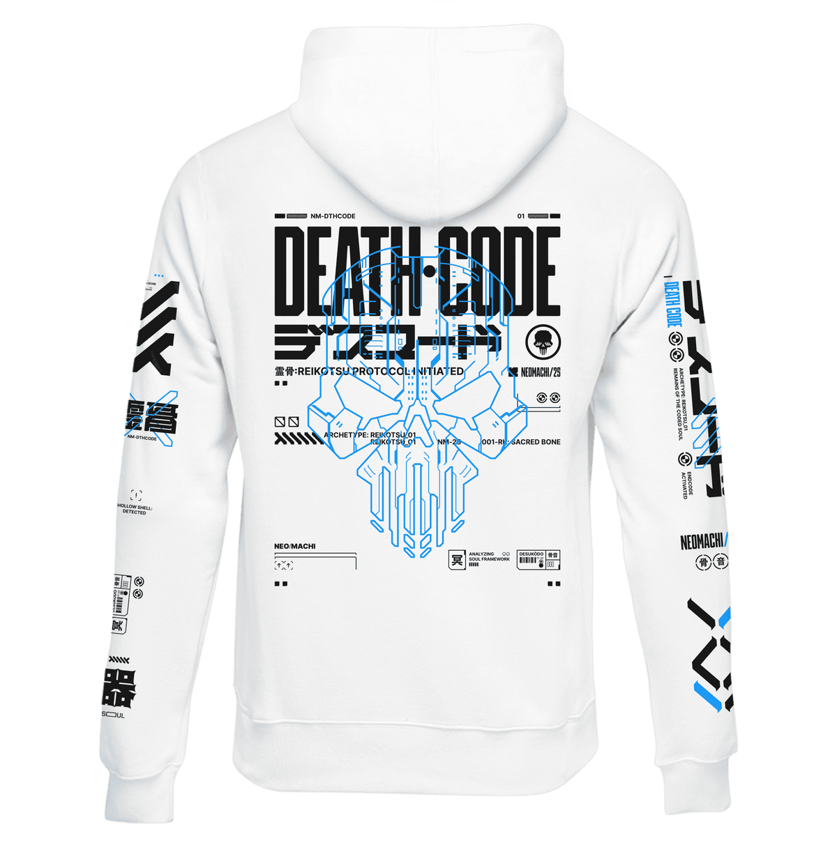 DESUKODO: ZIP HOODIE - NEOMACHI - Cyberpunk - Techwear - Gaming