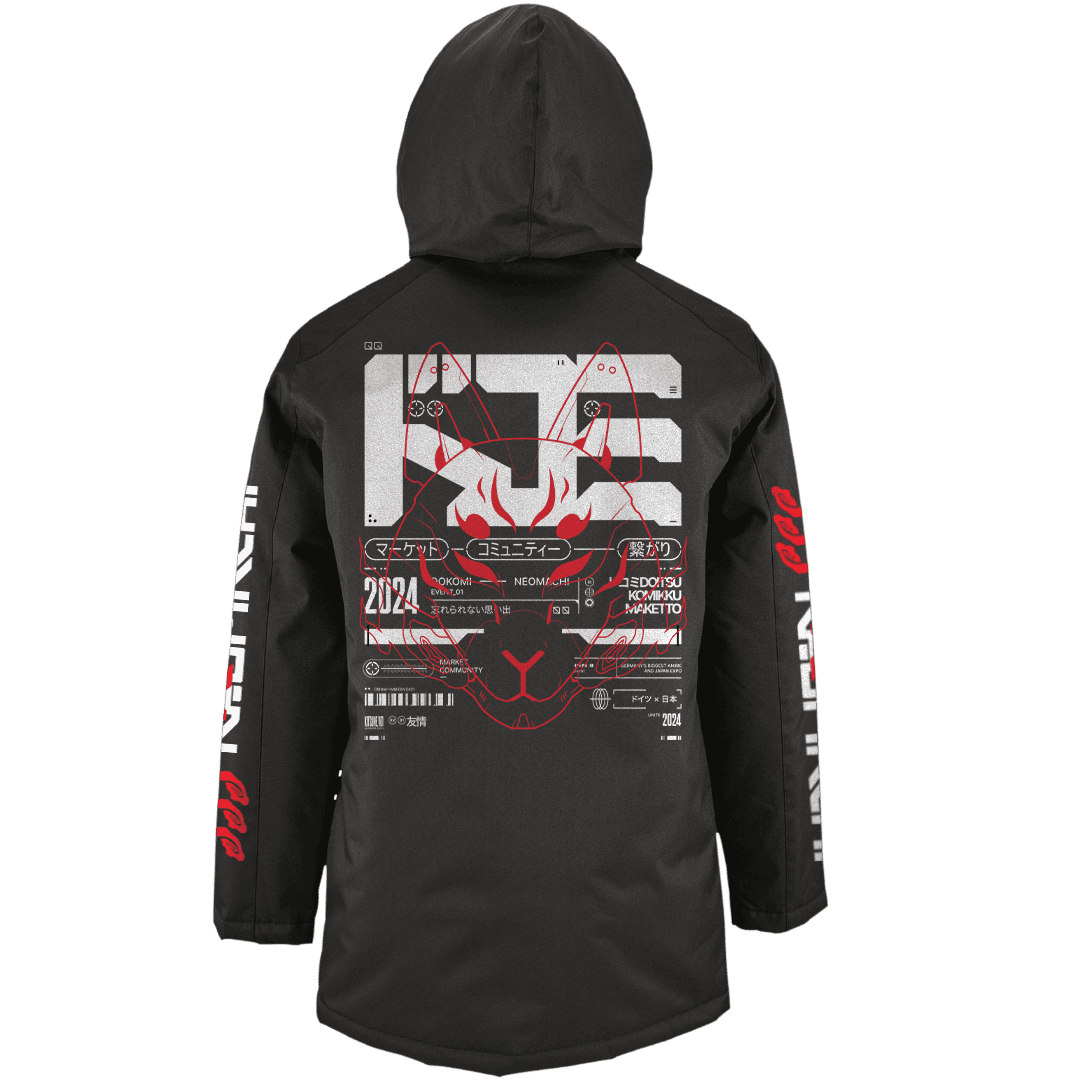 DKMIXNM: PARKA - NEOMACHI - Cyberpunk - Techwear - Gaming