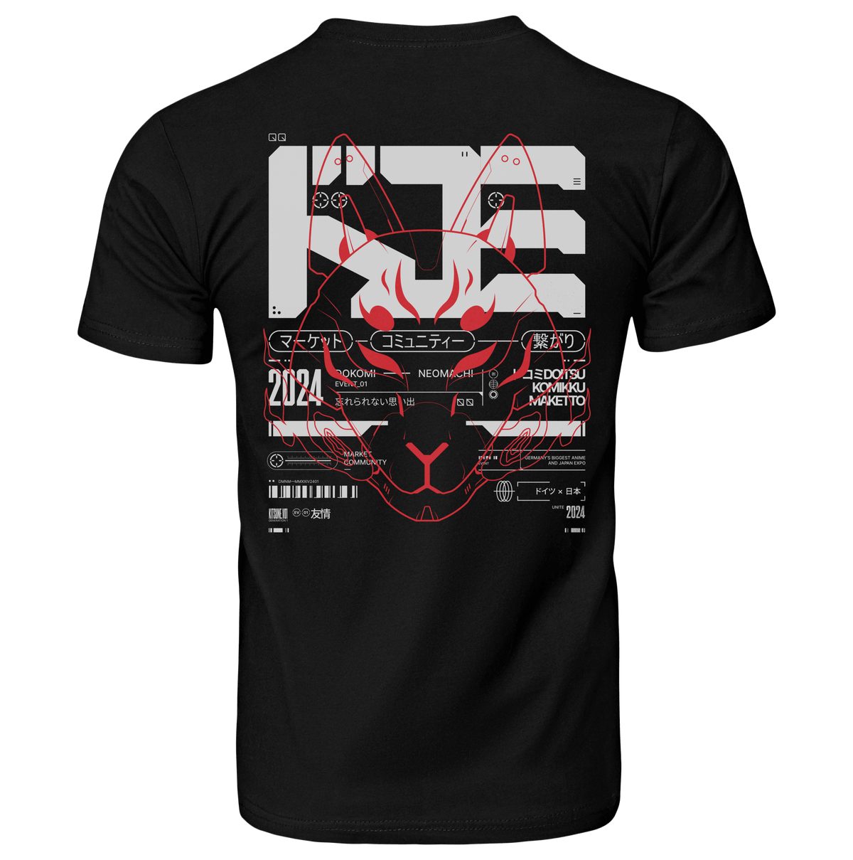DKMIxNM: T - SHIRT - NEOMACHI - Cyberpunk - Techwear - Gaming