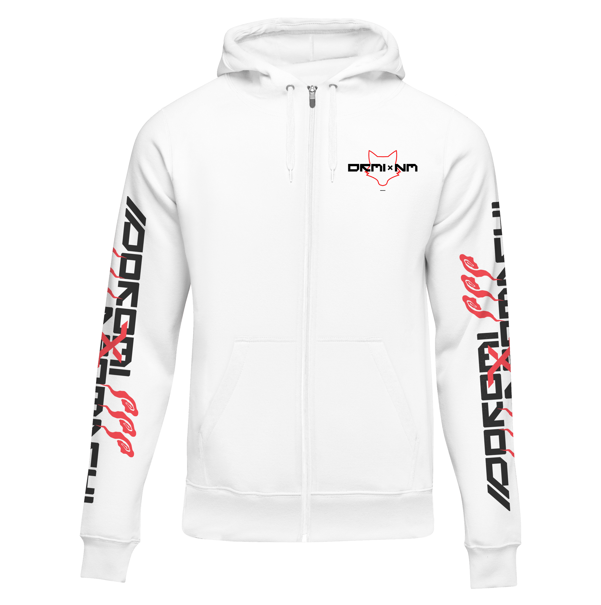 DKMIxNM: ZIP HOODIE - NEOMACHI - Cyberpunk - Techwear - Gaming