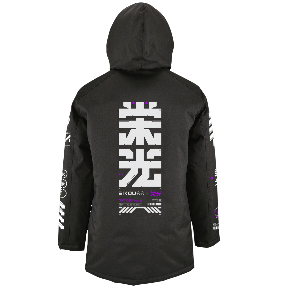 EIKOU: PARKA - NEOMACHI - Cyberpunk - Techwear - Gaming
