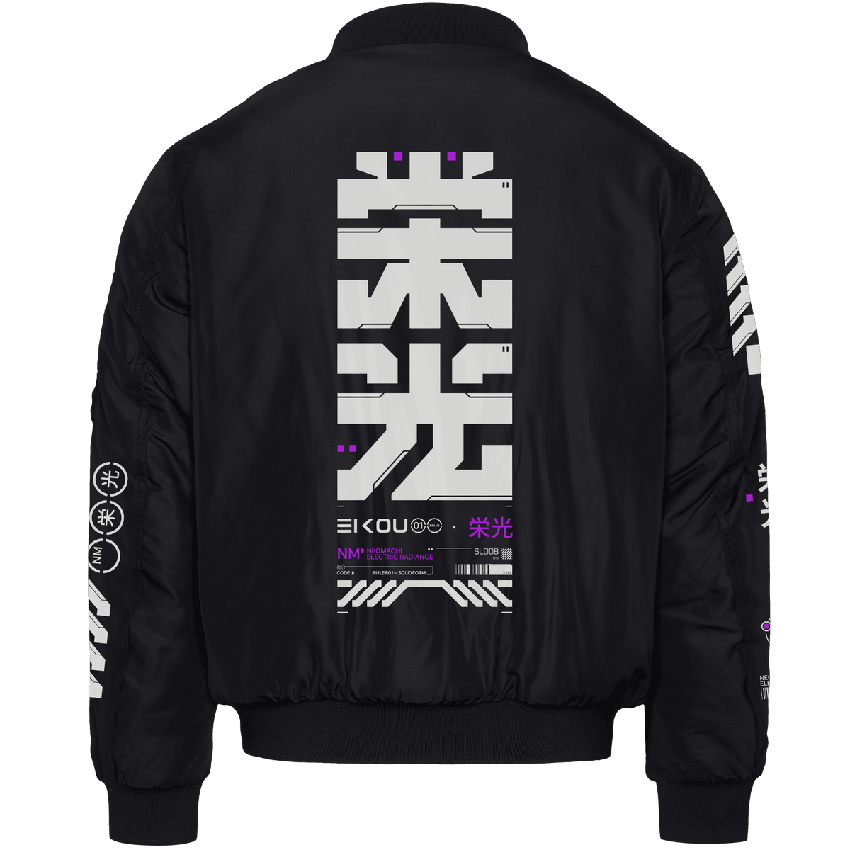 EIKOU: PREMIUM BOMBER - NEOMACHI - Cyberpunk - Techwear - Gaming