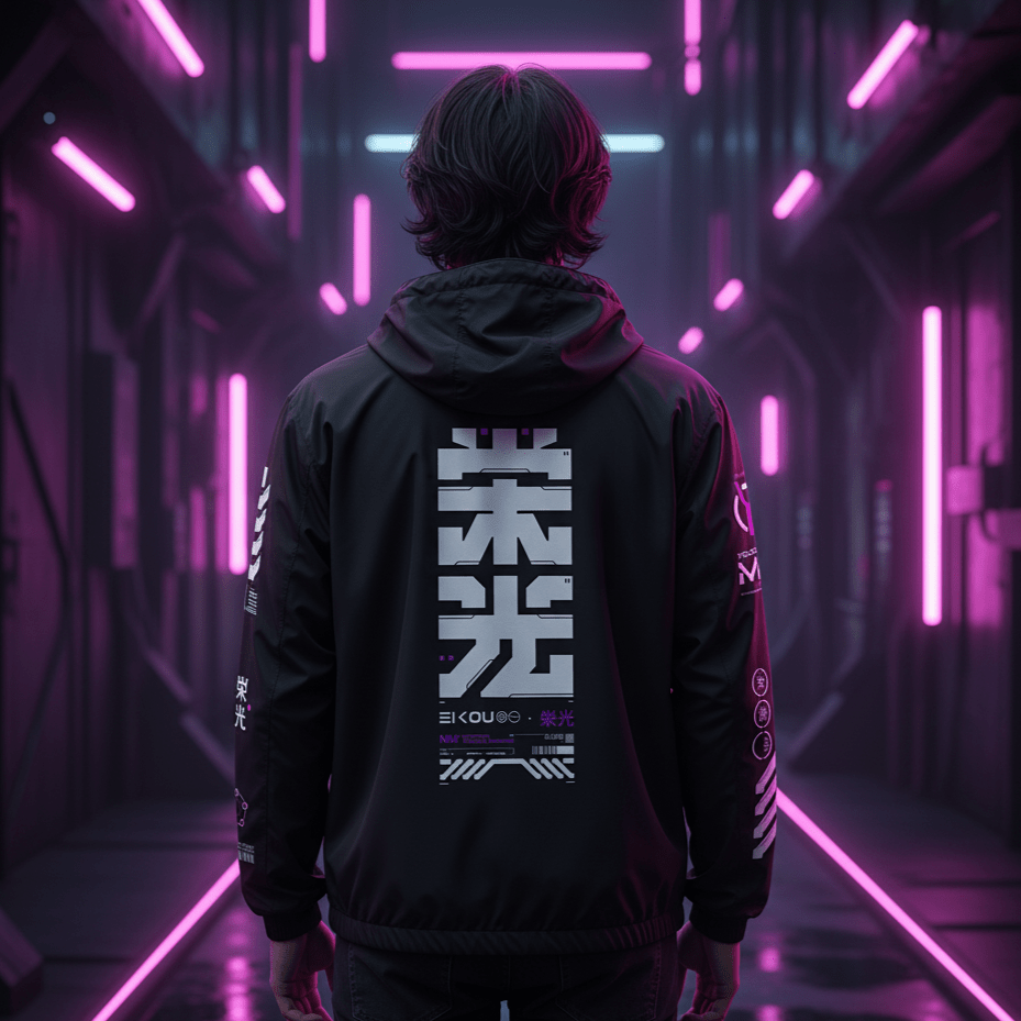 EIKOU: WINDBREAKER - NEOMACHI - Cyberpunk - Techwear - Gaming
