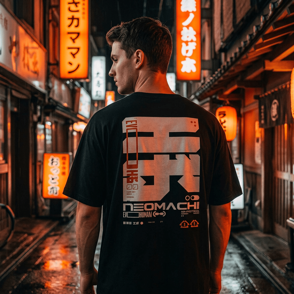 EVO: T - SHIRT - NEOMACHI - Cyberpunk - Techwear - Gaming