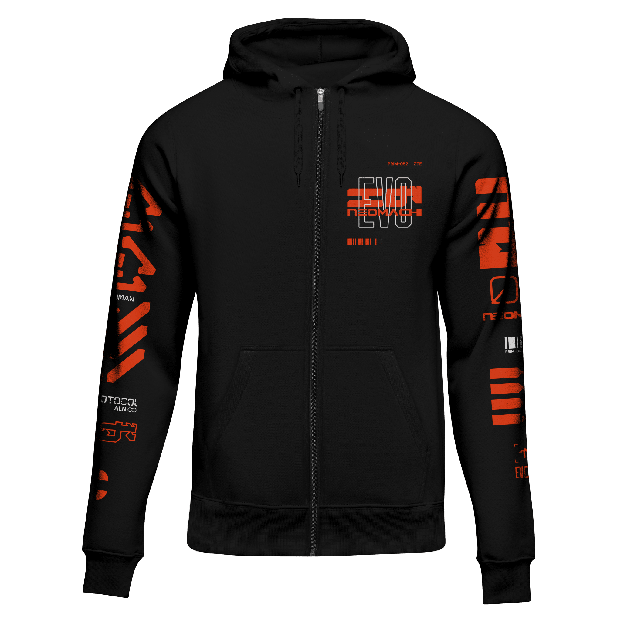 EVO: ZIP HOODIE - NEOMACHI - Cyberpunk - Techwear - Gaming