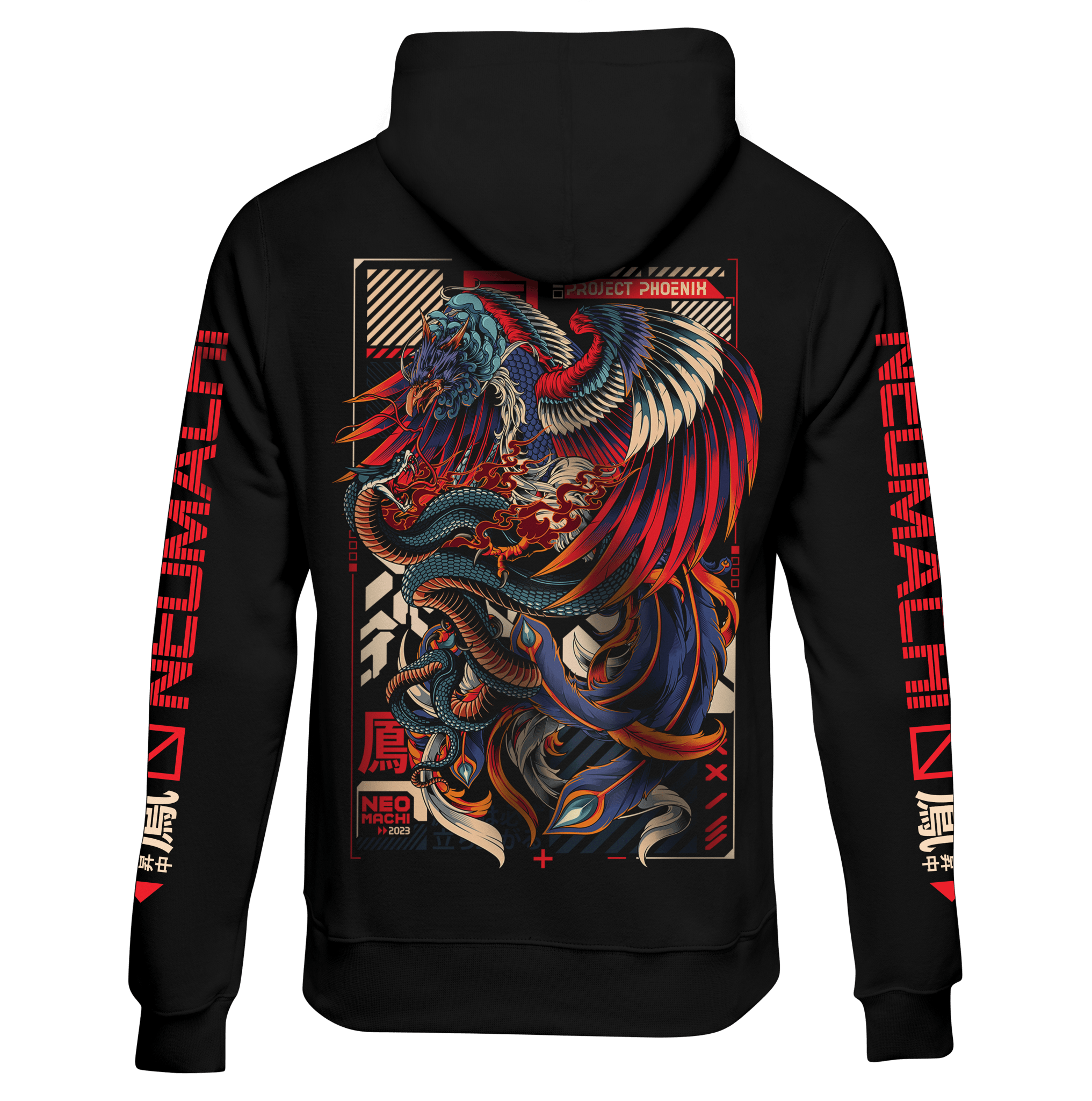 FUSHICHO: HOODIE - NEOMACHI - Cyberpunk - Techwear - Gaming