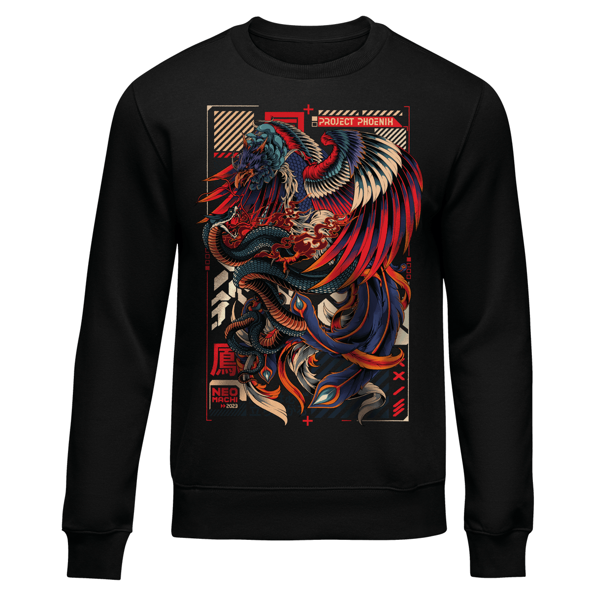 FUSHICHO: SWEATER - NEOMACHI - Cyberpunk - Techwear - Gaming
