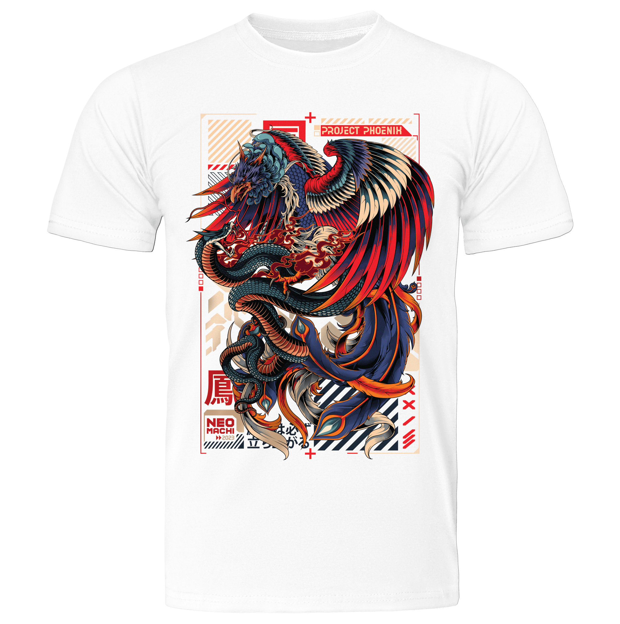 FUSHICHO: T - SHIRT - NEOMACHI - Cyberpunk - Techwear - Gaming