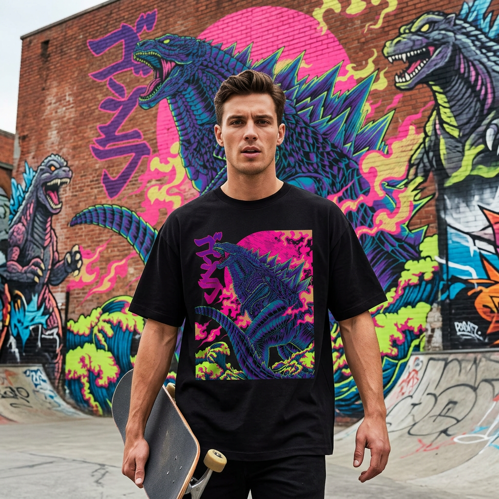 GOJIRA: T - SHIRT - NEOMACHI - Cyberpunk - Techwear - Gaming