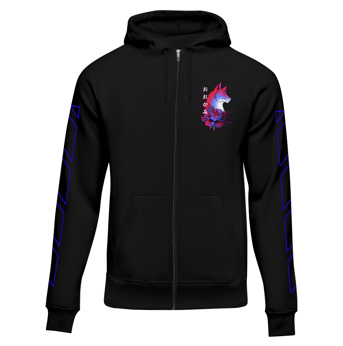 HACHIKO: ZIP HOODIE - NEOMACHI - Cyberpunk - Techwear - Gaming