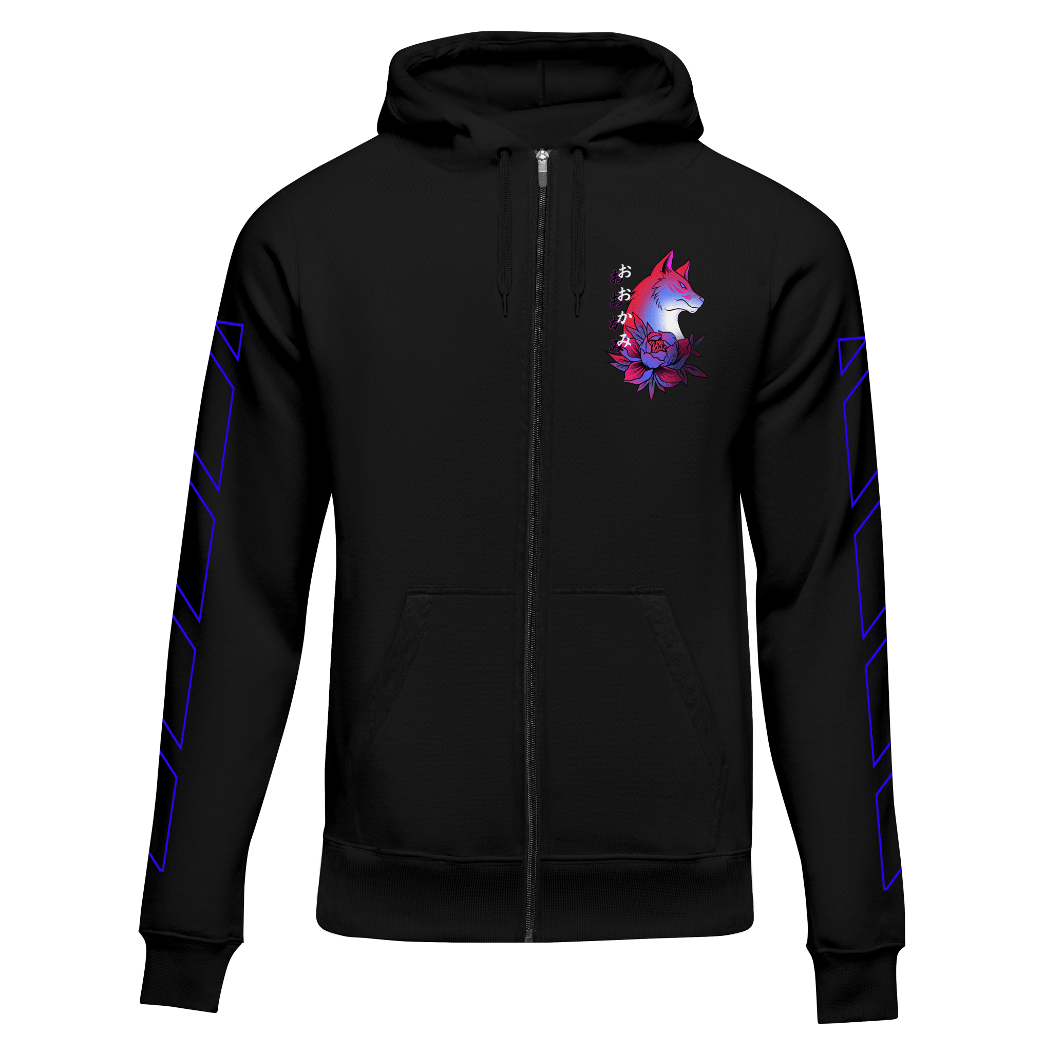 HACHIKO: ZIP HOODIE - NEOMACHI - Cyberpunk - Techwear - Gaming