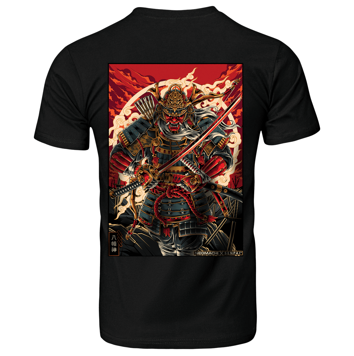 HACHIMAN 2.0: T - SHIRT - NEOMACHI - Cyberpunk - Techwear - Gaming