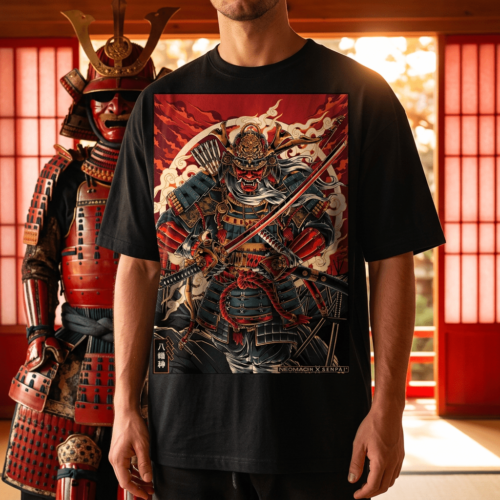 HACHIMAN: T - SHIRT - NEOMACHI - Cyberpunk - Techwear - Gaming