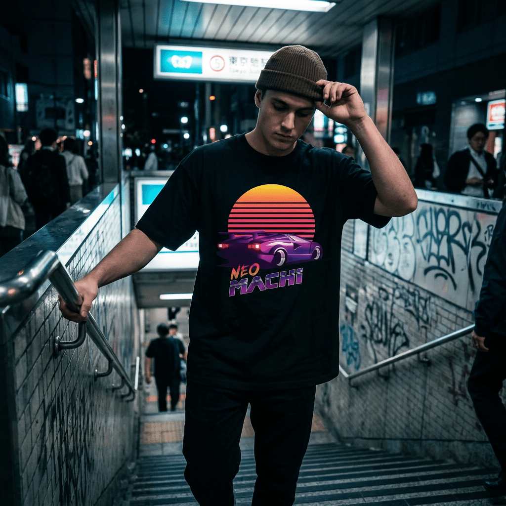 HAYAI: T - SHIRT - NEOMACHI - Cyberpunk - Techwear - Gaming