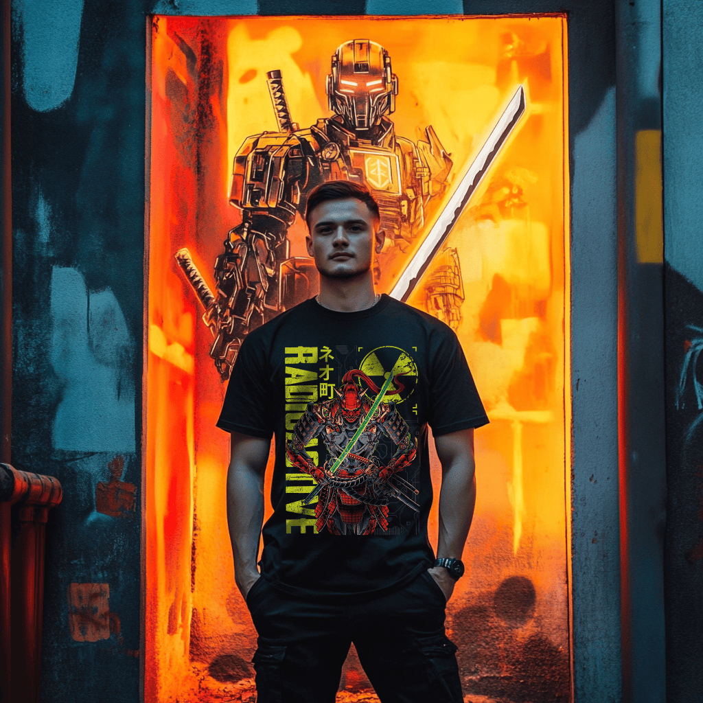 HOSHASEI: T - SHIRT - NEOMACHI - Cyberpunk - Techwear - Gaming