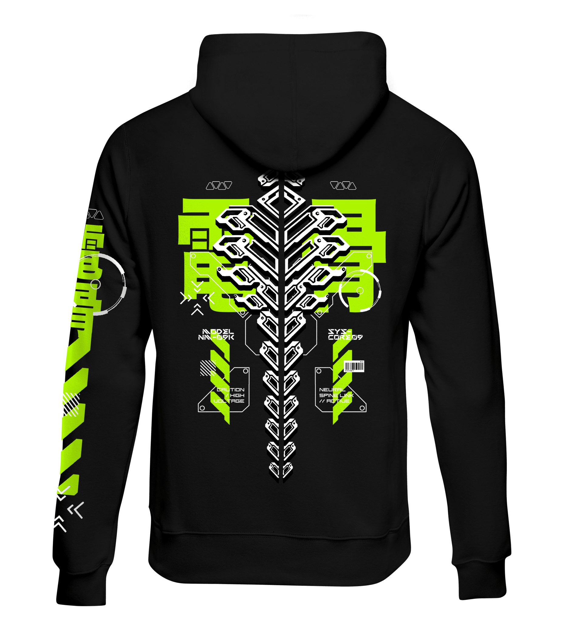 KISEKI: ZIP HOODIE - NEOMACHI - Cyberpunk - Techwear - Gaming