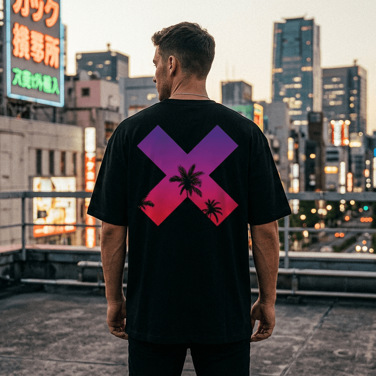KŌSA: T - SHIRT - NEOMACHI - Cyberpunk - Techwear - Gaming