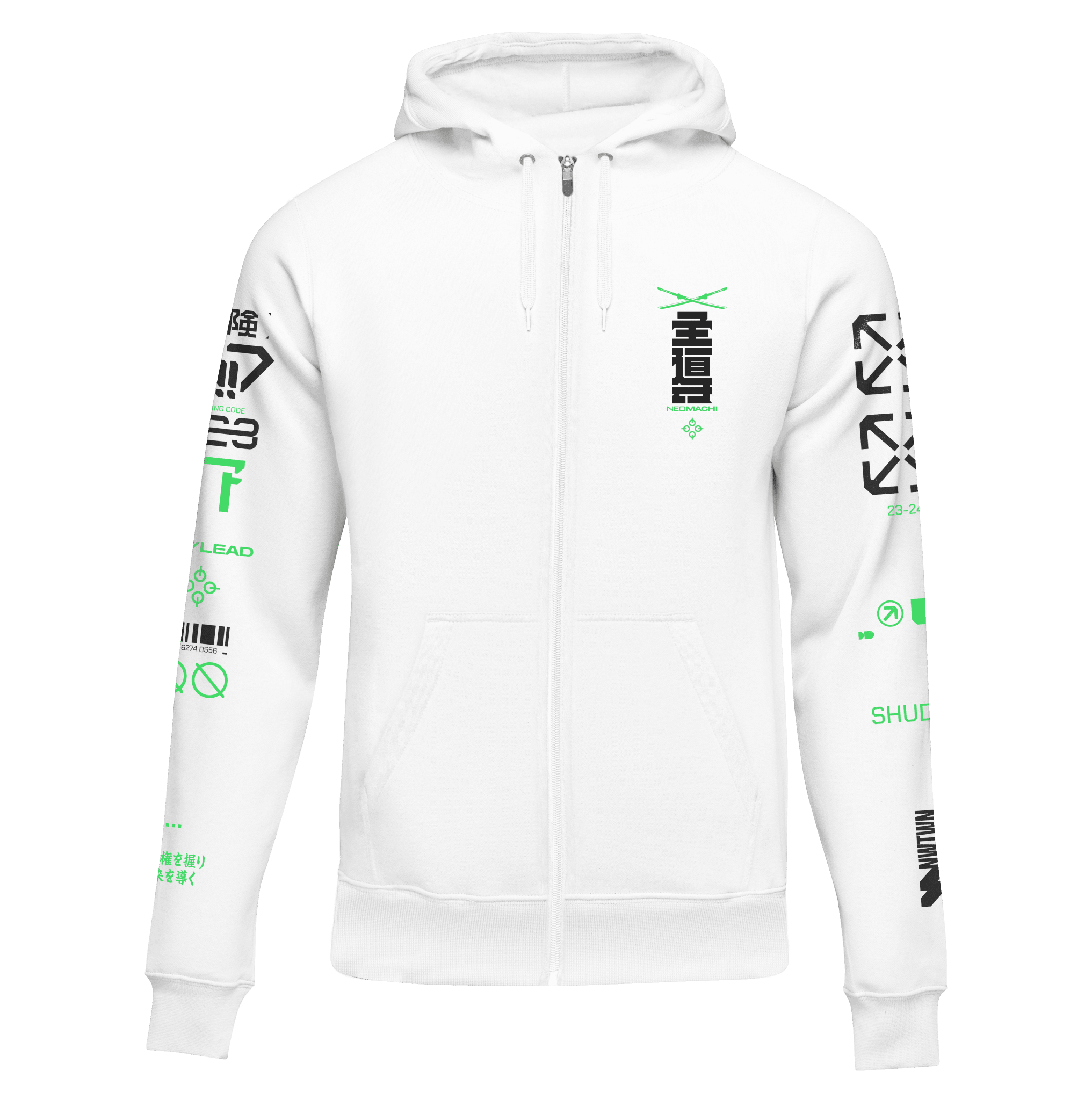 LEAD: ZIP HOODIE - NEOMACHI - Cyberpunk - Techwear - Gaming