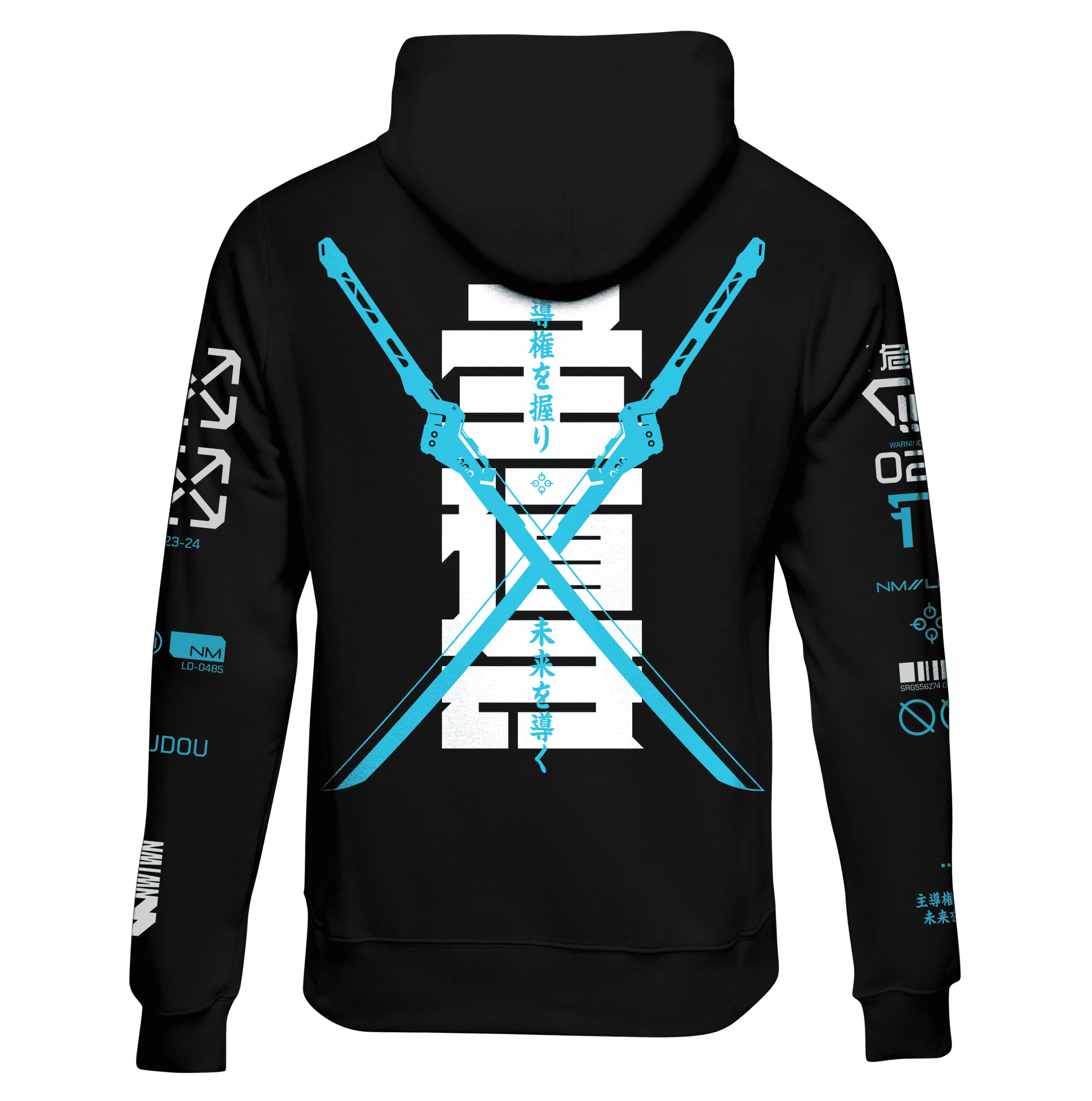 LEAD: ZIP HOODIE - NEOMACHI - Cyberpunk - Techwear - Gaming