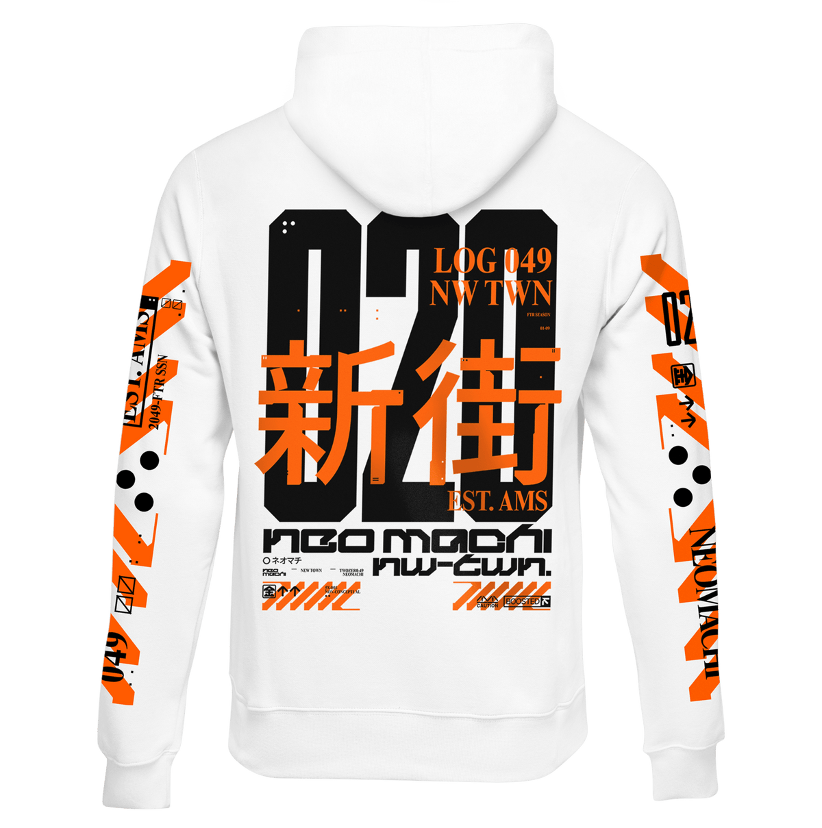 NEOAMSTERDAM - 3: HOODIE - NEOMACHI - Cyberpunk - Techwear - Gaming