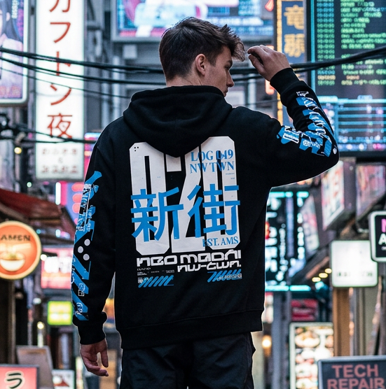 NEOAMSTERDAM - 3: HOODIE - NEOMACHI - Cyberpunk - Techwear - Gaming