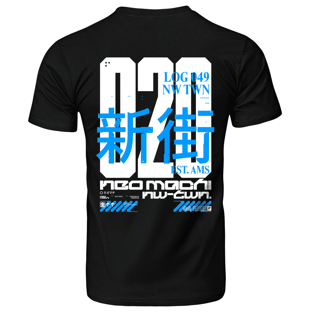 NEOAMSTERDAM - 3: T - SHIRT - NEOMACHI - Cyberpunk - Techwear - Gaming