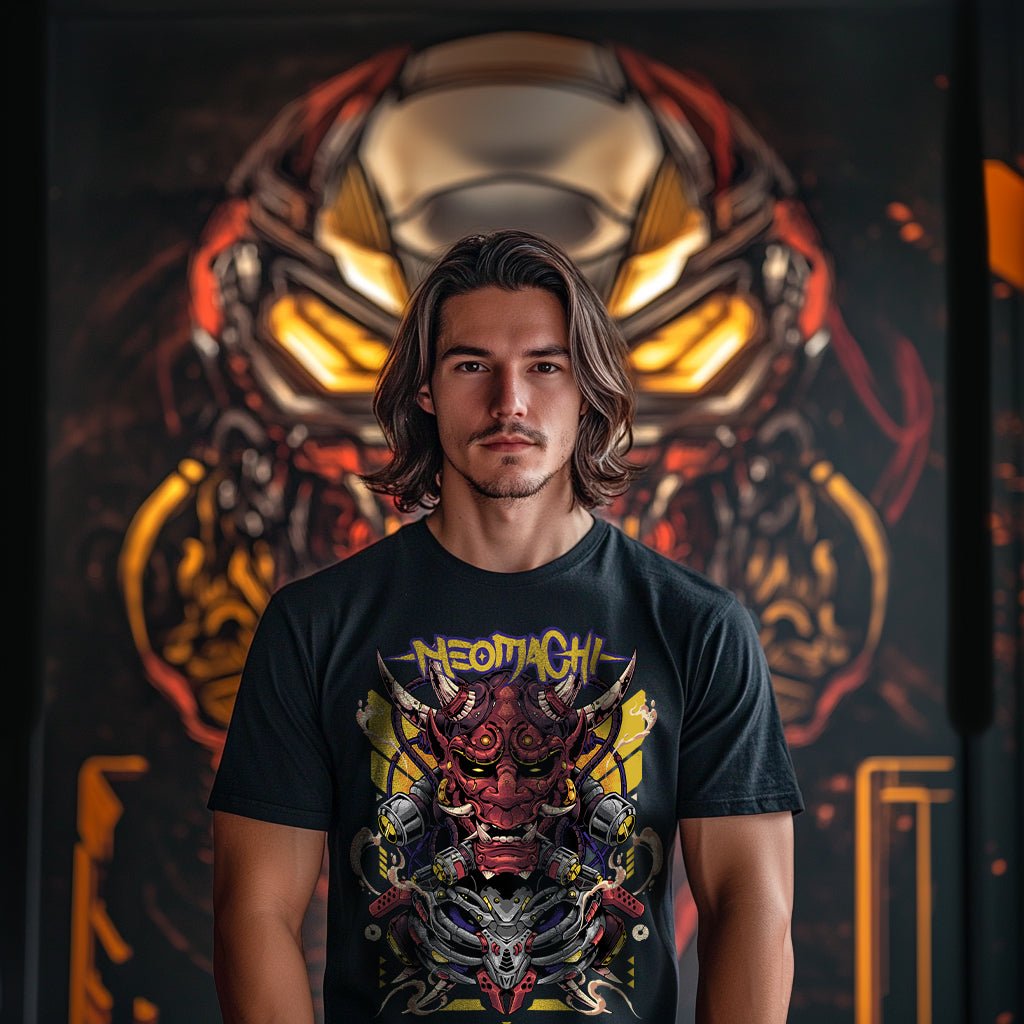 ONI: T - SHIRT - NEOMACHI - Cyberpunk - Techwear - Gaming