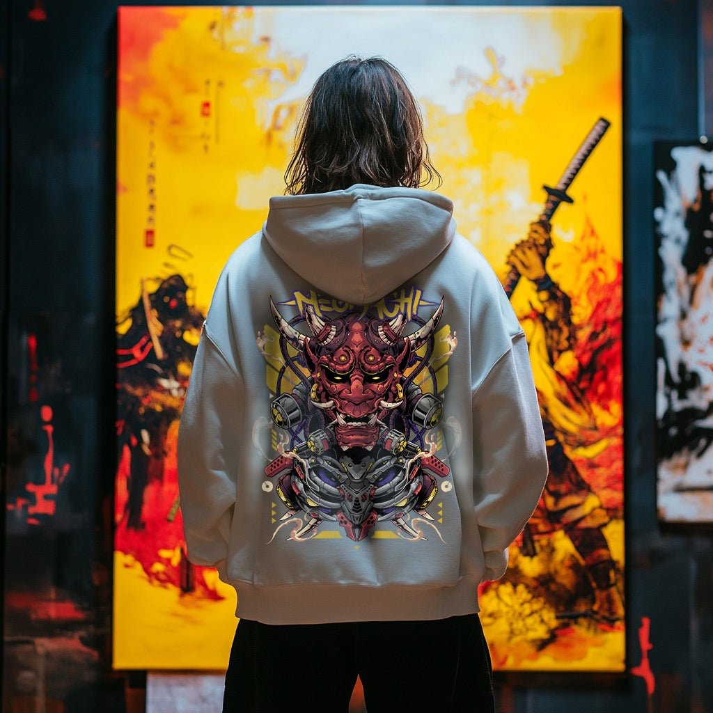 ONI: ZIP HOODIE - NEOMACHI - Cyberpunk - Techwear - Gaming