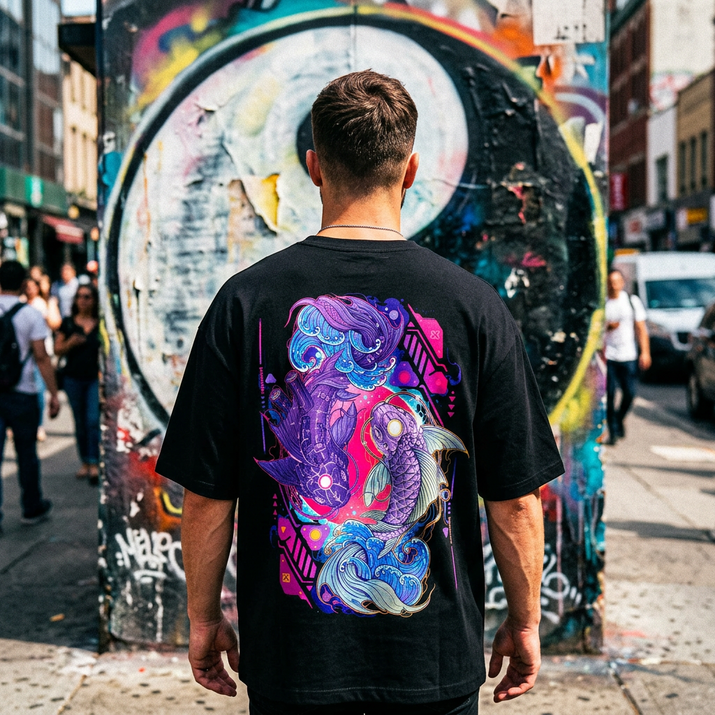 ONMYO 2.0: T - SHIRT - NEOMACHI - Cyberpunk - Techwear - Gaming