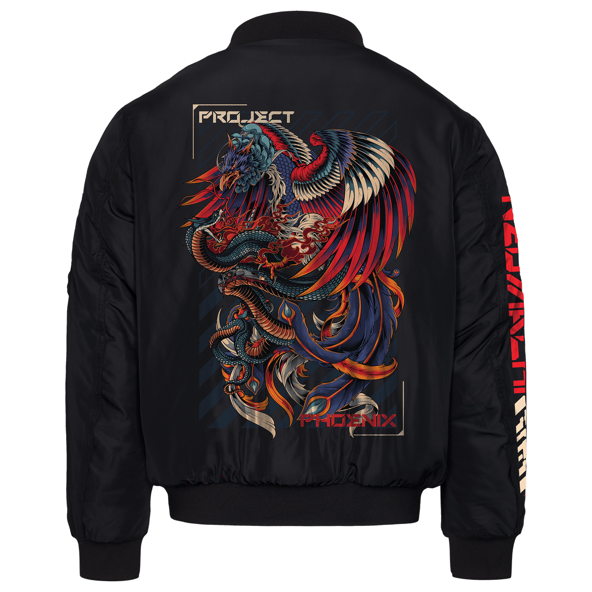 OTORI: PREMIUM BOMBER - NEOMACHI - Cyberpunk - Techwear - Gaming