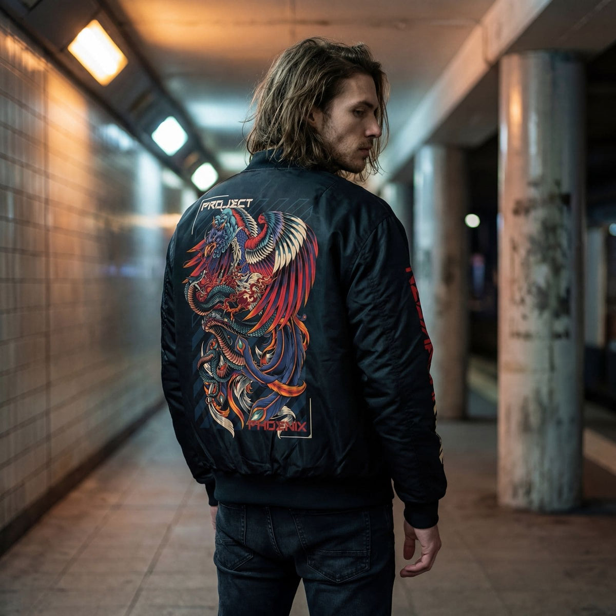 OTORI: PREMIUM BOMBER - NEOMACHI - Cyberpunk - Techwear - Gaming