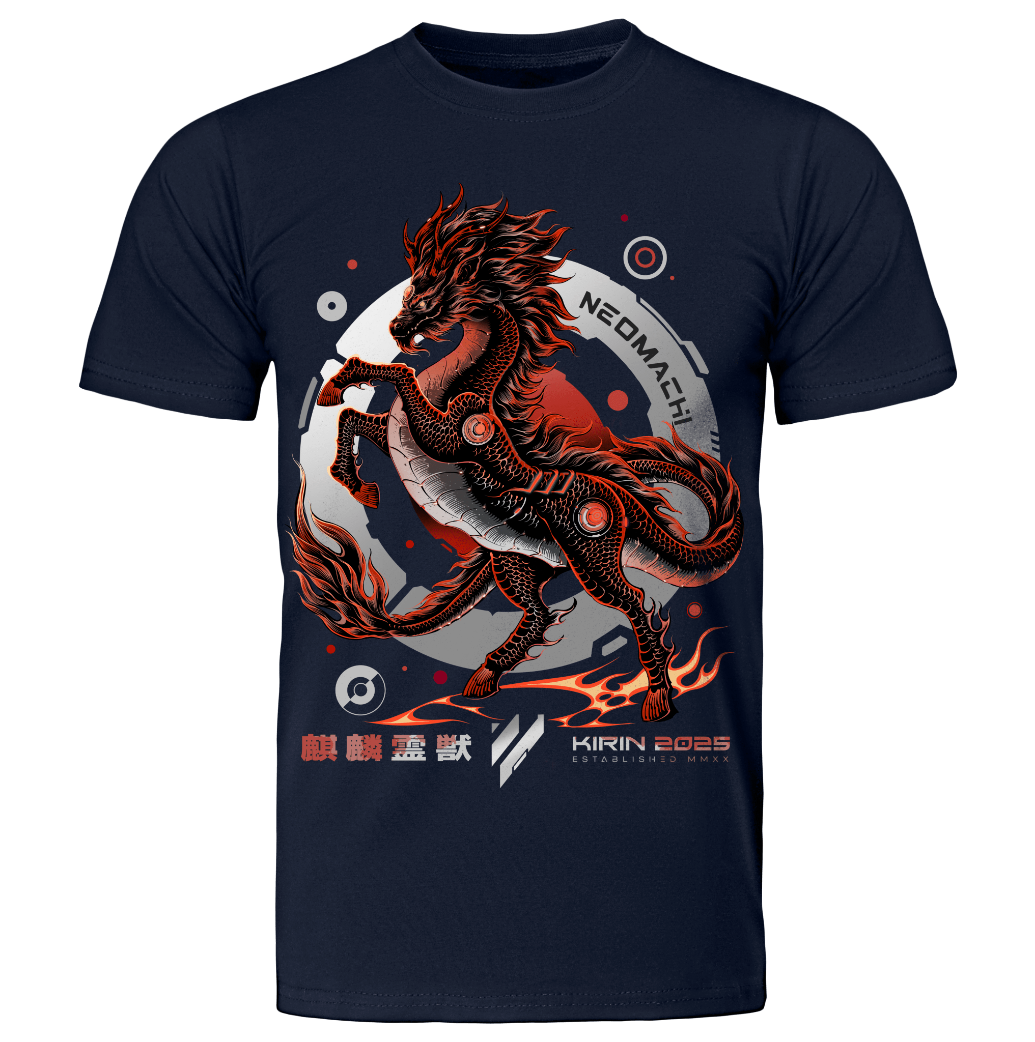 QILIN: T - SHIRT - NEOMACHI - Cyberpunk - Techwear - Gaming
