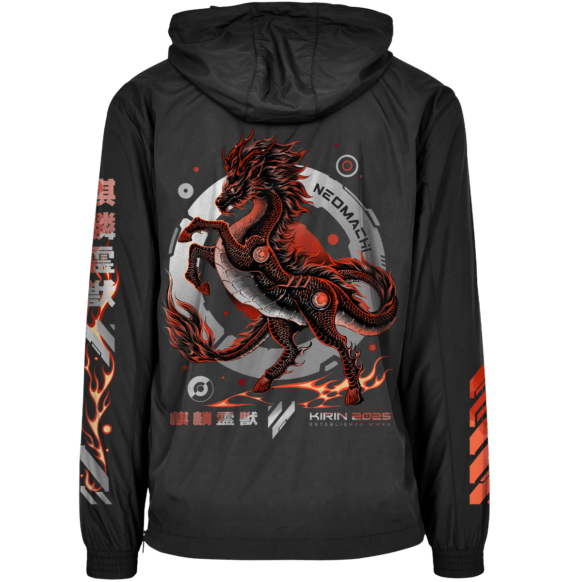 QILIN: WINDBREAKER - NEOMACHI - Cyberpunk - Techwear - Gaming