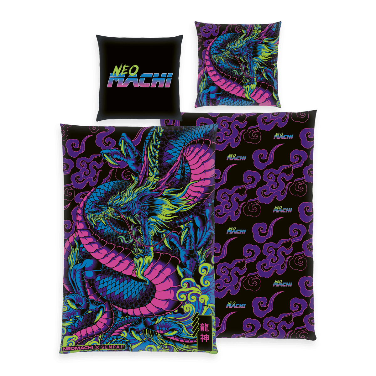 RYUJIN: BEDLINEN - NEOMACHI - Cyberpunk - Techwear - Gaming